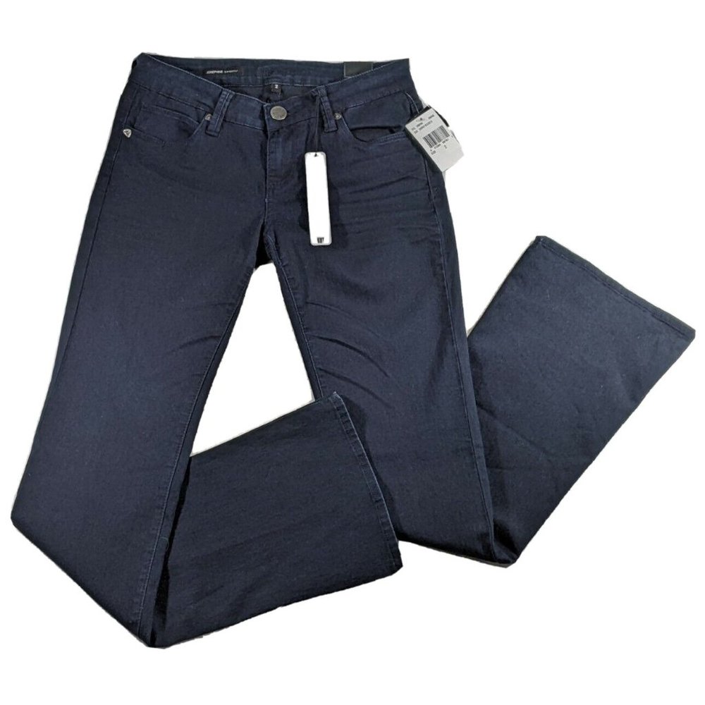 Women’s Dark Blue Stretch Jeans - Classic Straight Fit